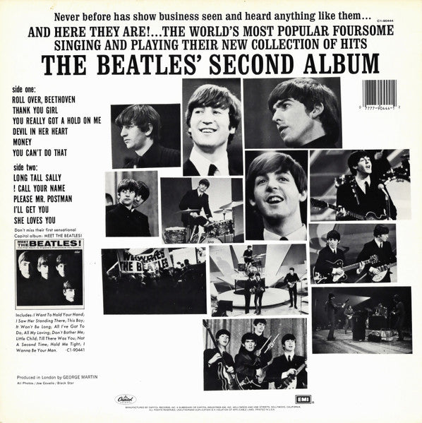 The Beatles : The Beatles' Second Album (LP, Album, RE)