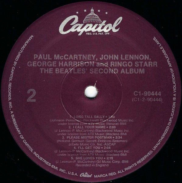 The Beatles : The Beatles' Second Album (LP, Album, RE)