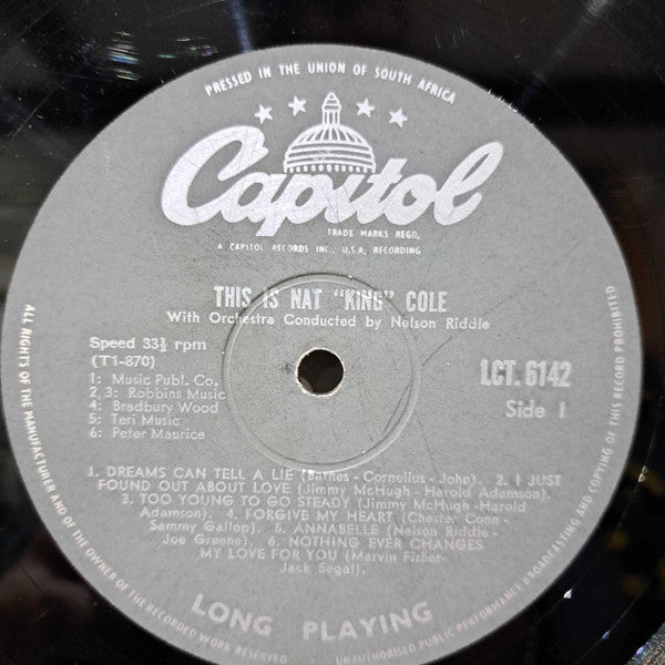 Nat King Cole : This Is Nat "King" Cole (LP, Album)
