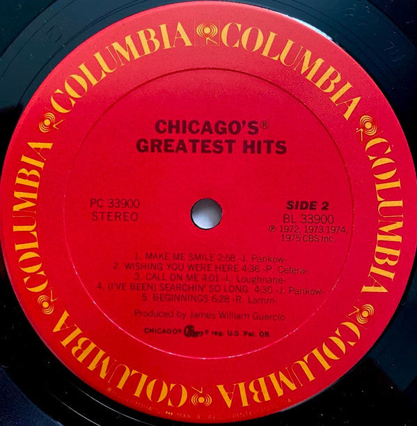 Chicago (2) : Chicago IX - Chicago's Greatest Hits (LP, Comp, RE, Car)
