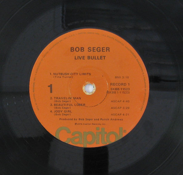 Bob Seger And The Silver Bullet Band : Live Bullet (2xLP, Album, Los)