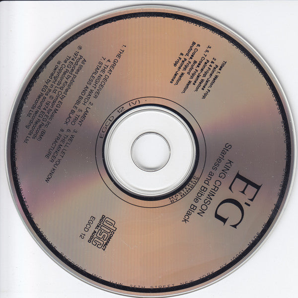 King Crimson : Starless And Bible Black (CD, Album, RE, RM)