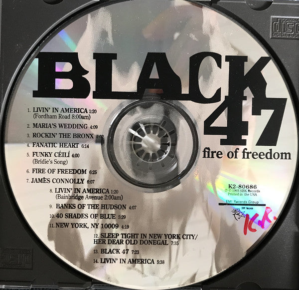 Black 47 : Fire Of Freedom (CD)