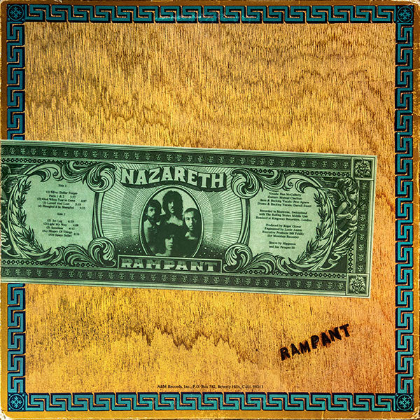 Nazareth (2) : Rampant (LP, Album, Mon)