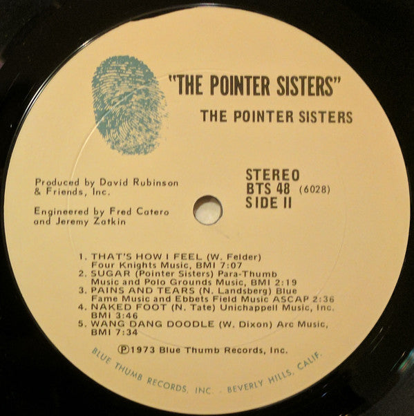 The Pointer Sisters* : The Pointer Sisters (LP, Album, Ter)