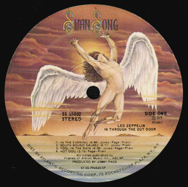 Led Zeppelin : In Through The Out Door (LP, Album, "F")
