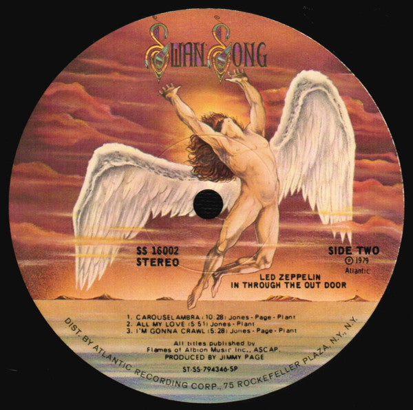 Led Zeppelin : In Through The Out Door (LP, Album, "F")