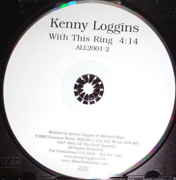 Kenny Loggins : With This Ring (CD, Single, Promo)