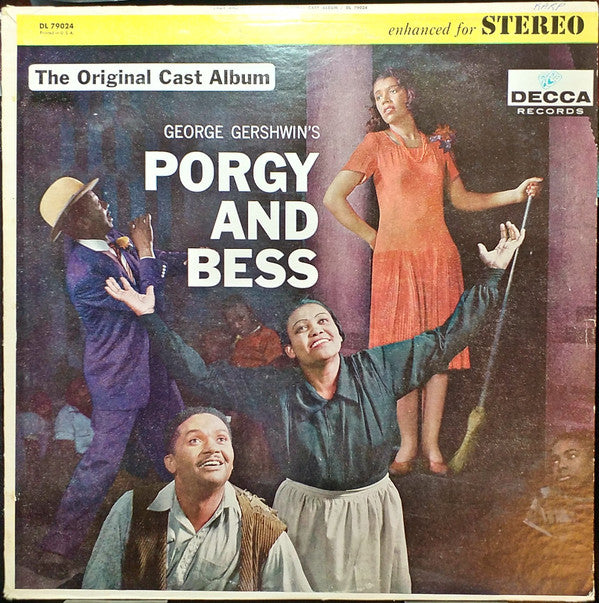 Todd Duncan (3) . Anne Brown, Decca Symphony Orchestra : George Gershwin's Porgy And Bess (LP, Album, Pin)