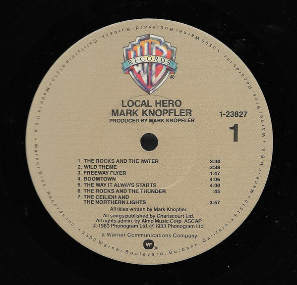 Mark Knopfler : Local Hero (LP, Album, All)