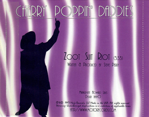 Cherry Poppin' Daddies : Zoot Suit Riot (CD, Single, Promo)