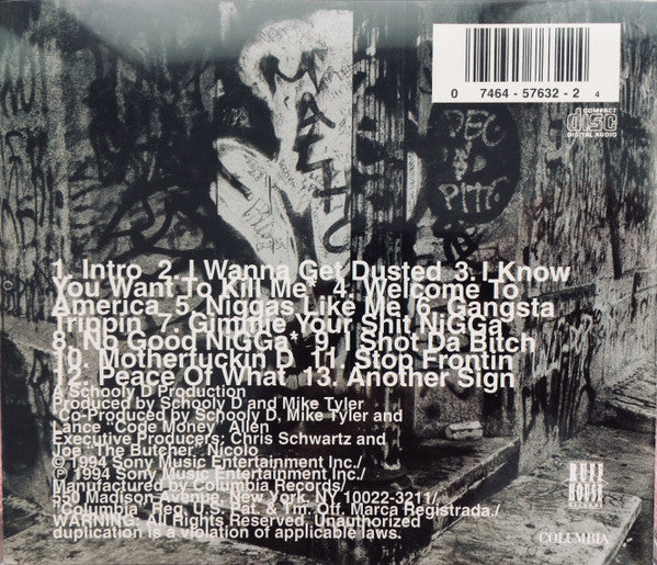 Schooly D* : Welcome To America (CD, Album)