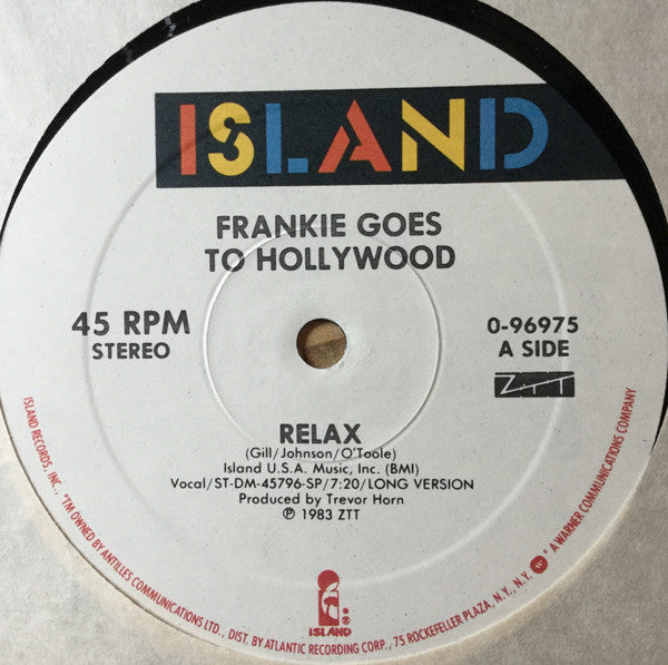 Frankie Goes To Hollywood : Relax (12", SRC)