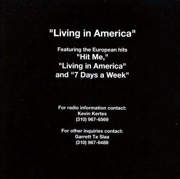 The Sounds : Living In America (CDr, Album, Promo)