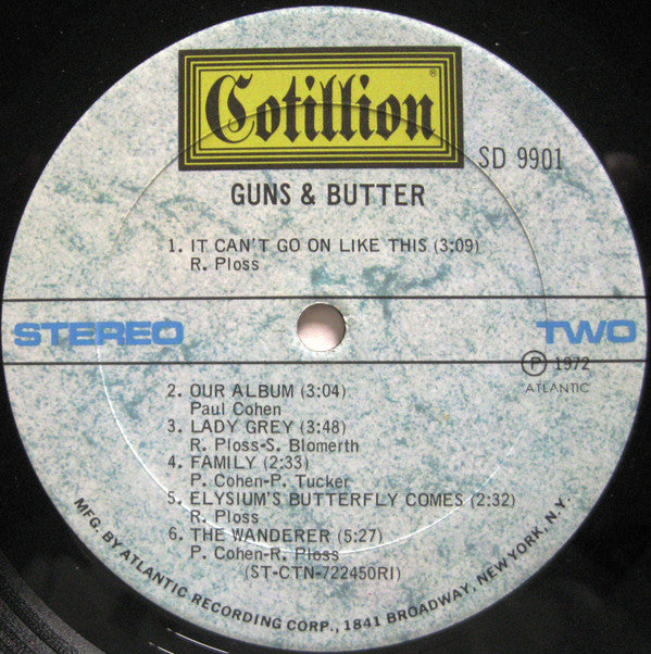 Guns & Butter : Guns & Butter (LP, Album, RI )