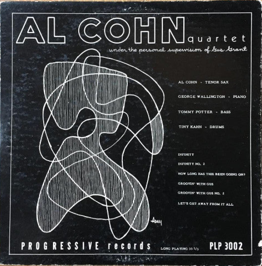 Al Cohn Quartet : Al Cohn Quartet (10", Album)