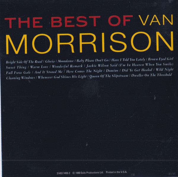 Van Morrison : The Best Of Van Morrison (CD, Comp, RE, RM)