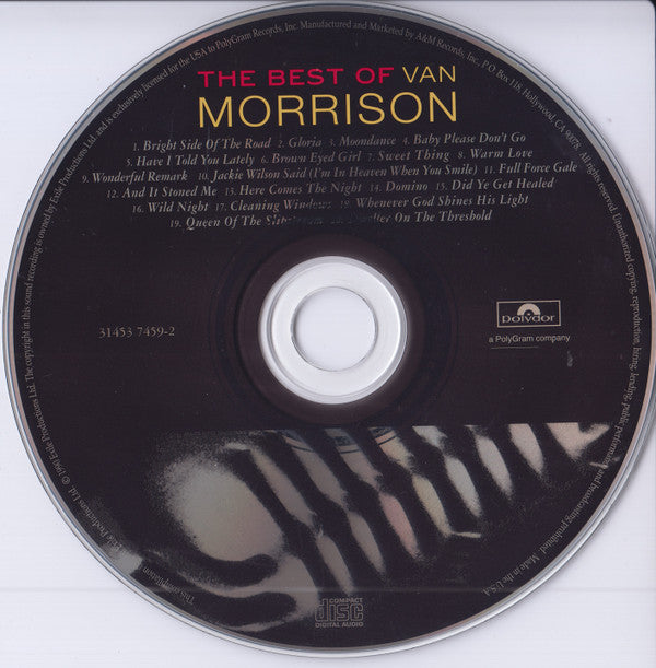 Van Morrison : The Best Of Van Morrison (CD, Comp, RE, RM)