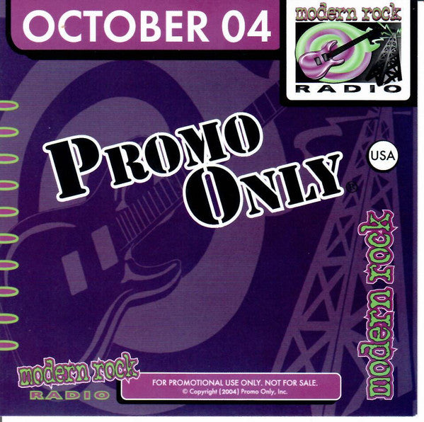 Various : Promo Only Modern Rock Radio: October 2004 (CD, Comp, Promo)