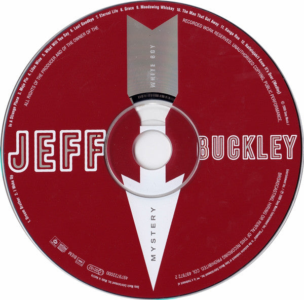 Jeff Buckley : Mystery White Boy  (Live '95 ~ '96) (CD, Album)