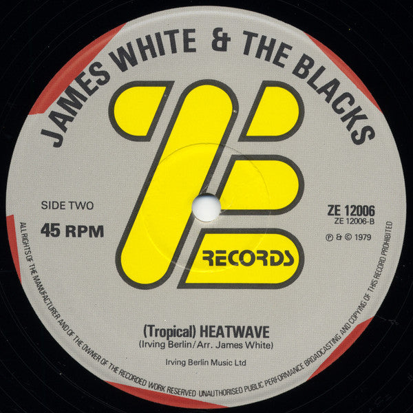 James White & The Blacks : Contort Yourself / (Tropical) Heatwave (12")