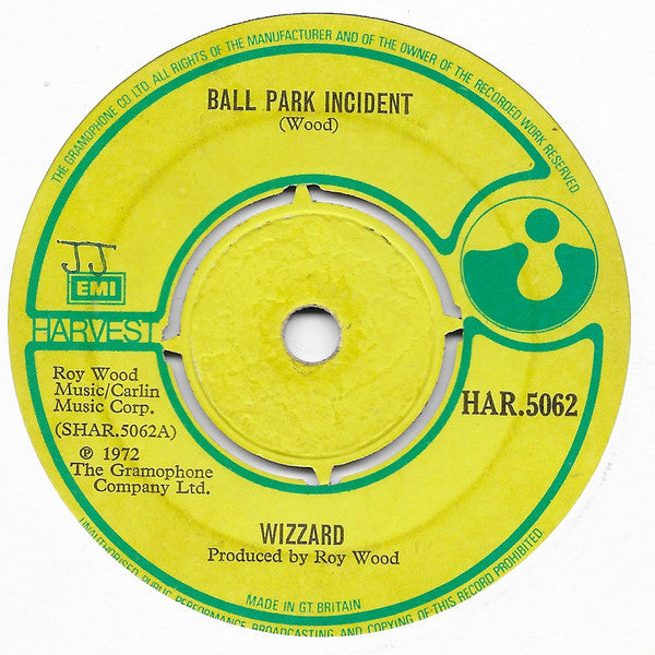 Wizzard (2) : Ball Park Incident (7", Single)