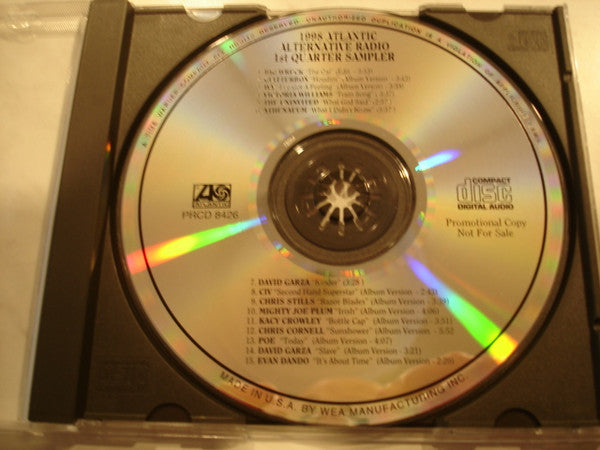 Various : 1998 Atlantic Alternative Radio Sampler (CD, Album, Comp, Promo, Smplr)