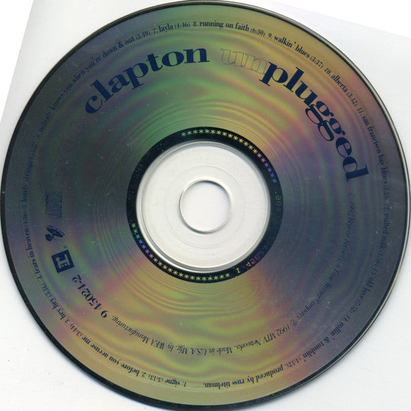 Eric Clapton : Unplugged (CD, Album, ARC)