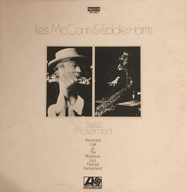 Les McCann & Eddie Harris : Swiss Movement (LP, Album, RE, RI )