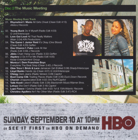 DJ Spontaneous, DJ K-Swift (2), Various : Cornerstone Mixtape - September 2006 / #87 - B More! (CD, Mixed, Mixtape, Promo + CD, Comp, Promo)