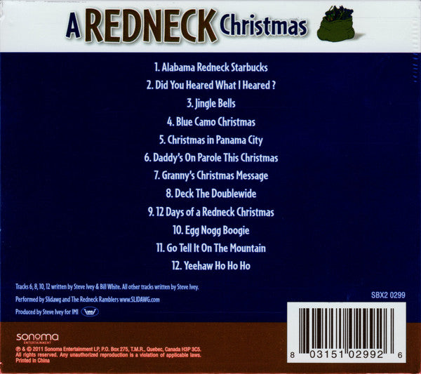 Slidawg And The Redneck Ramblers* : A Redneck Christmas (CD, Album)