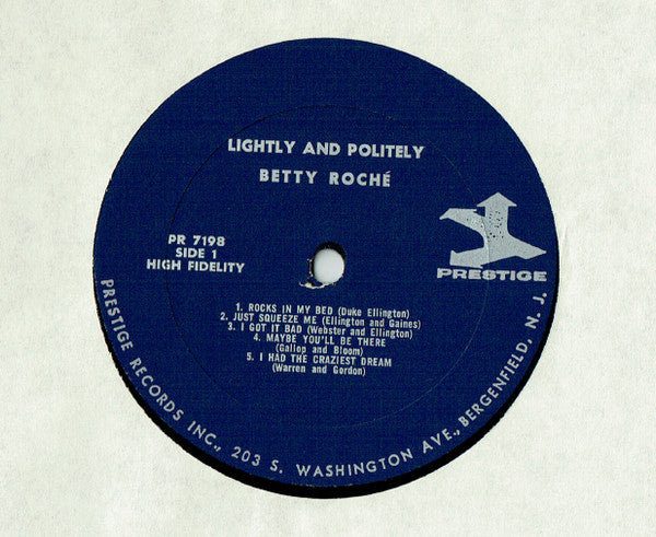 Betty Roché : Lightly And Politely (LP, Album, RE)