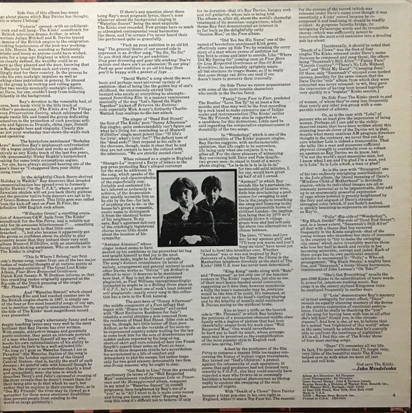 The Kinks : The Kink Kronikles (2xLP, Comp, RP, Jac)