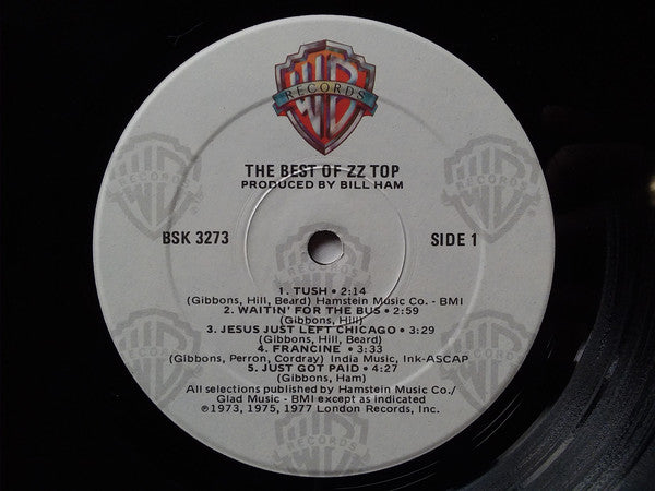 ZZ Top : The Best Of ZZ Top (LP, Comp, RE, Win)