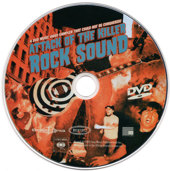 Various : Attack Of The Killer Rock Sound (DVD-V, Comp, Promo, Smplr)