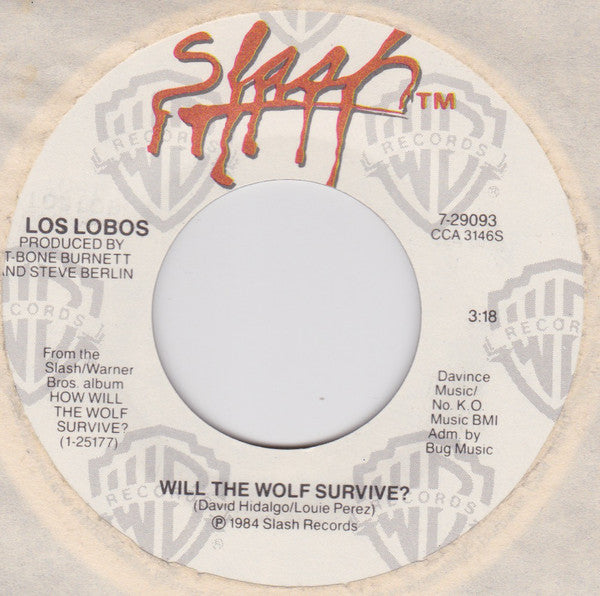 Los Lobos : Will The Wolf Survive? (7", Single)