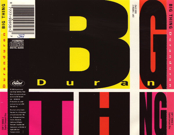 Duran Duran : Big Thing (CD, Album, RP)