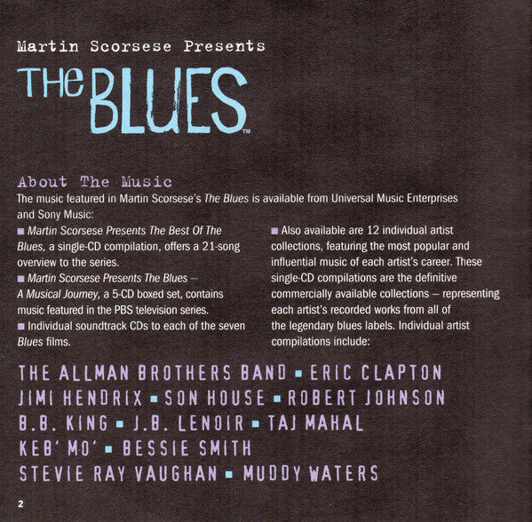 Robert Johnson : Martin Scorsese Presents The Blues (CD, Comp)