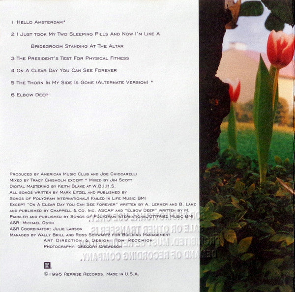American Music Club : Hello Amsterdam (CD, EP)