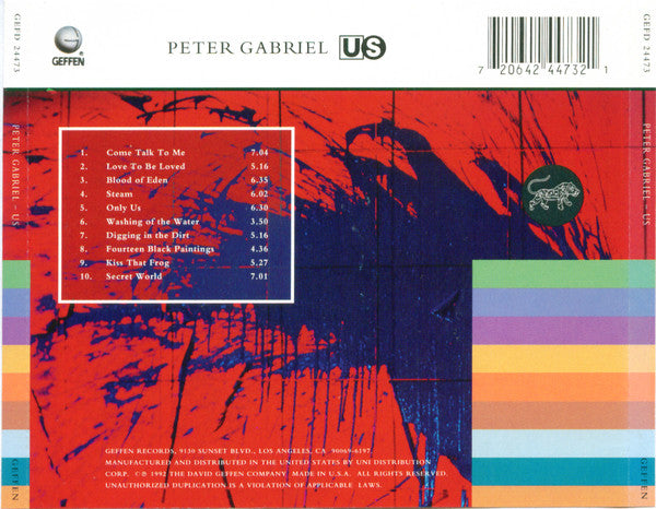 Peter Gabriel : Us (CD, Album)