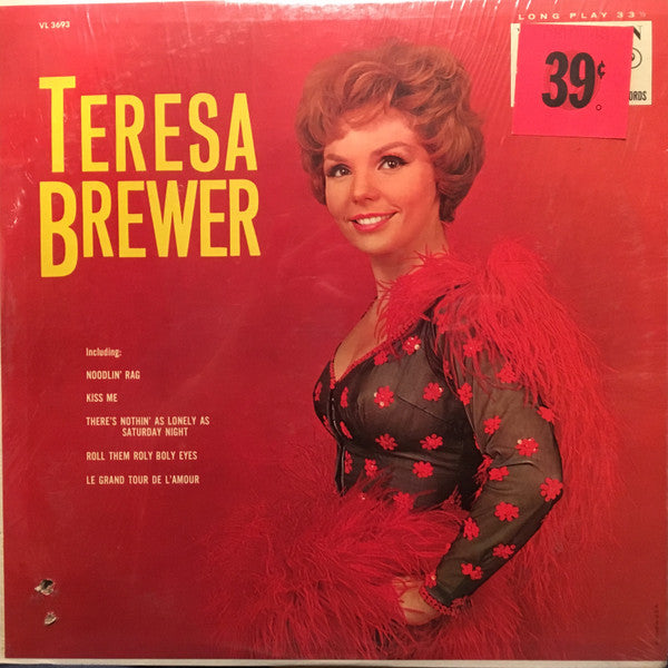 Teresa Brewer : Teresa Brewer (LP, Comp, Mono, Pin)