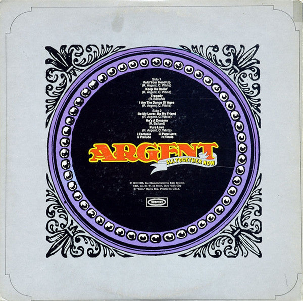 Argent : All Together Now (LP, Album, Gat)