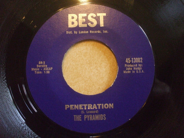 The Pyramids : Penetration (7", Single, Styrene)