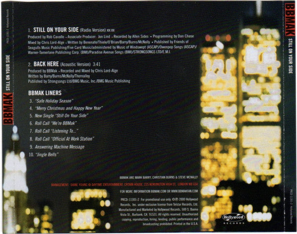 BBMak : Still On Your Side (CD, Single, Promo)