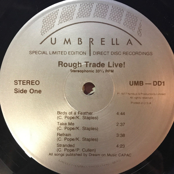 Rough Trade : Rough Trade Live! (LP, Album, Ltd, Num, RP, S/Edition, Gat)