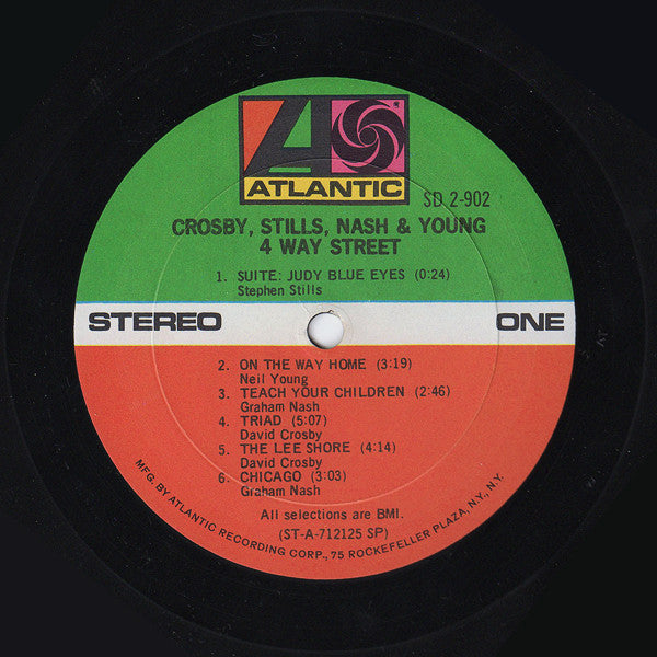 Crosby, Stills, Nash & Young : 4 Way Street (2xLP, Album, M/Print, RE, SP)