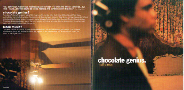 Chocolate Genius : Half A Man (CD, Single, Promo)