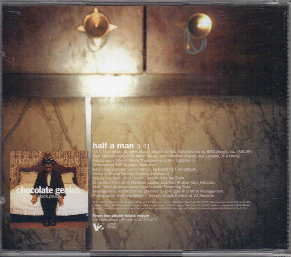 Chocolate Genius : Half A Man (CD, Single, Promo)