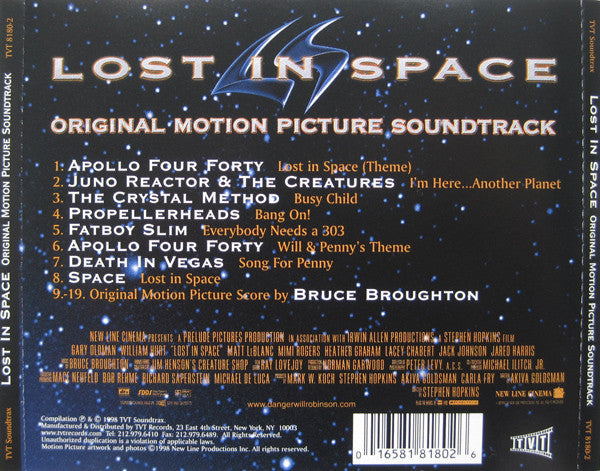 Various : Lost In Space (Original Motion Picture Soundtrack) (CD, Comp)