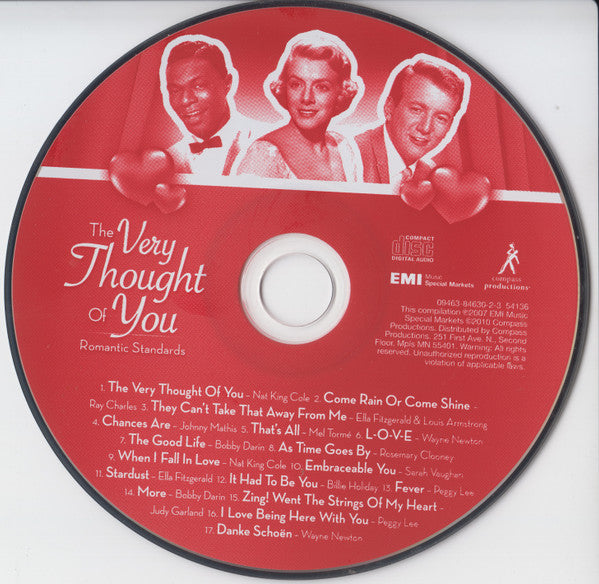 Various : The Very Thought Of You - Romantic Standards (CD, Comp)